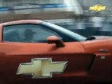 Christian Ledesma gira en el Corvette