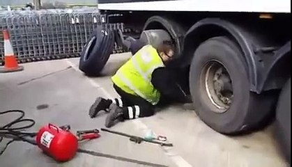 рекорд по перебортированию колес грузовика