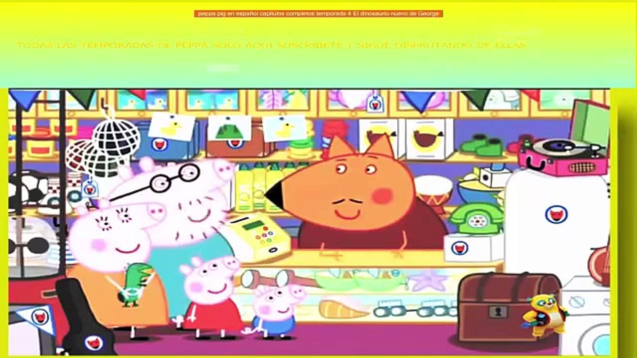 peppa pig en español capitulos completos temporada 4 El dinosaurio nuevo de George