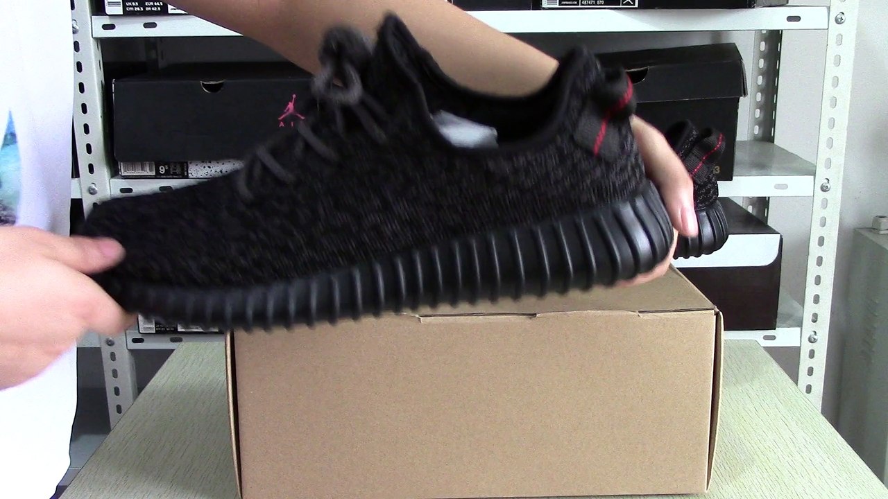 sneakerclub.cn authentic adidas yeezy boost 350 black