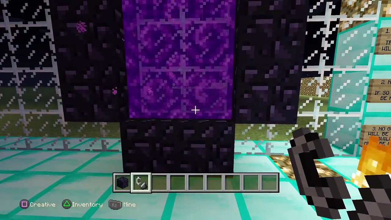 Minecraft - How to get out of the map inside the nether
