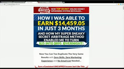 Simple Arbitrage Profits by Lucas Adamski