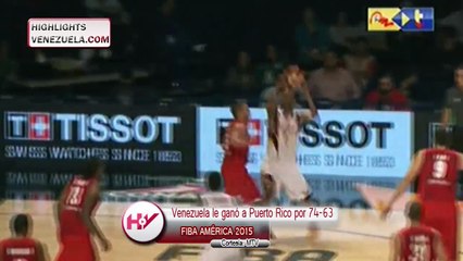 Highlights FIBA 2015 - Venezuela vs Puerto Rico