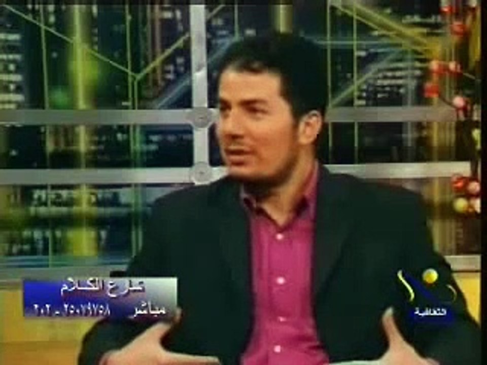 حامد عبد الصمد مؤالف رواية وداعا أيتها السماء على قناة النيل الثقافية Hamed Abdel-Samad on Nile-TV Channel 1