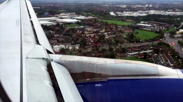 British Airways Airbus A320 Heathrow Landing