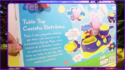 Peppa Pig - Cozinha Musical com massinha Play-Doh em português