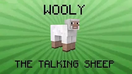 minecraft cartoon( animation) wooly talking sheep