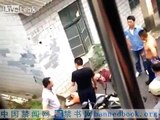 Police trashing a couple of drunks