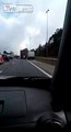 Truck runs over motorcyclist