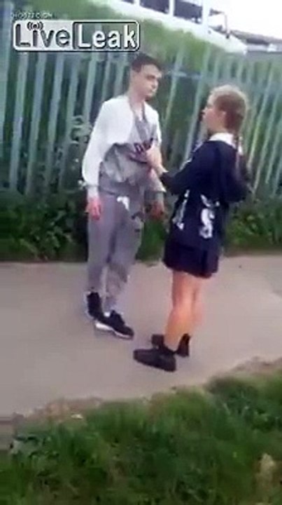 Humiliating Girl In Action - Poor Lad