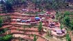 Drone Footage Shows Nepalese Hillside Village Damaged by Quakes