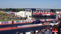 SVM Hulk Nissan GTR 1600 HP Vs Subaru STI, Mini Cooper Drag Race
