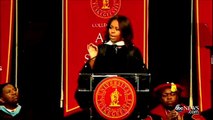 Race baiting First Lady gives speech at Tuskegee University commencement