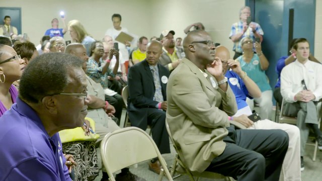 Meeting in Sumter, South Carolina with Bernie Sanders