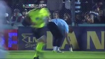 Argentinian player almost breaks his neck after faceplanting