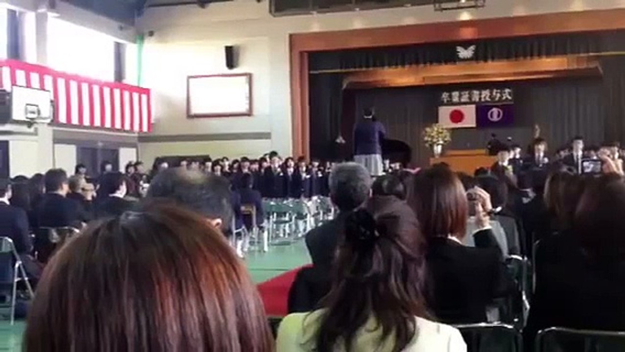 仙台市立郡山中学校卒業式
