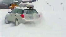 2015 Subaru Outback Snow Drifting