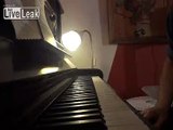 Waltz by Johannes Brahms on the piano.