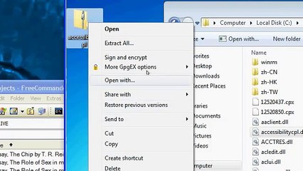 gpg4win Encypting and Decrypting