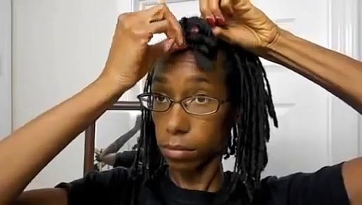 How to cut locs into a layered A-line bob