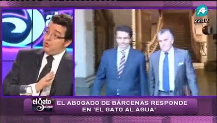 Alfonso Trallero, abogado de Bárcenas, en exclusiva en "El Gato al Agua" de Intereconomia.