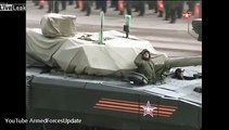 SNEAK PEAK Russian military Victory Day Parade rehearsal near Moscow..first real video of new powerful russian tank T-14 Armata
