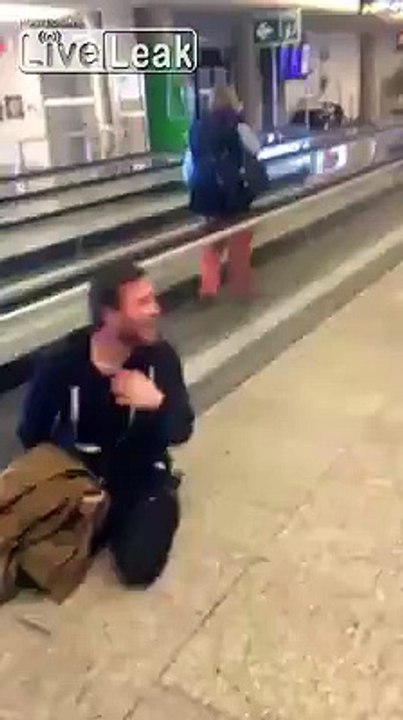woman and escalators!