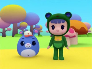 Rubi ve Jojo - Salıncak - Yumurcak TV çizgi filmeri tarzında