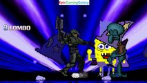 SpongeBob SquarePants VS Master Chief From The Halo Series In A MUGEN Match / Battle / Fight