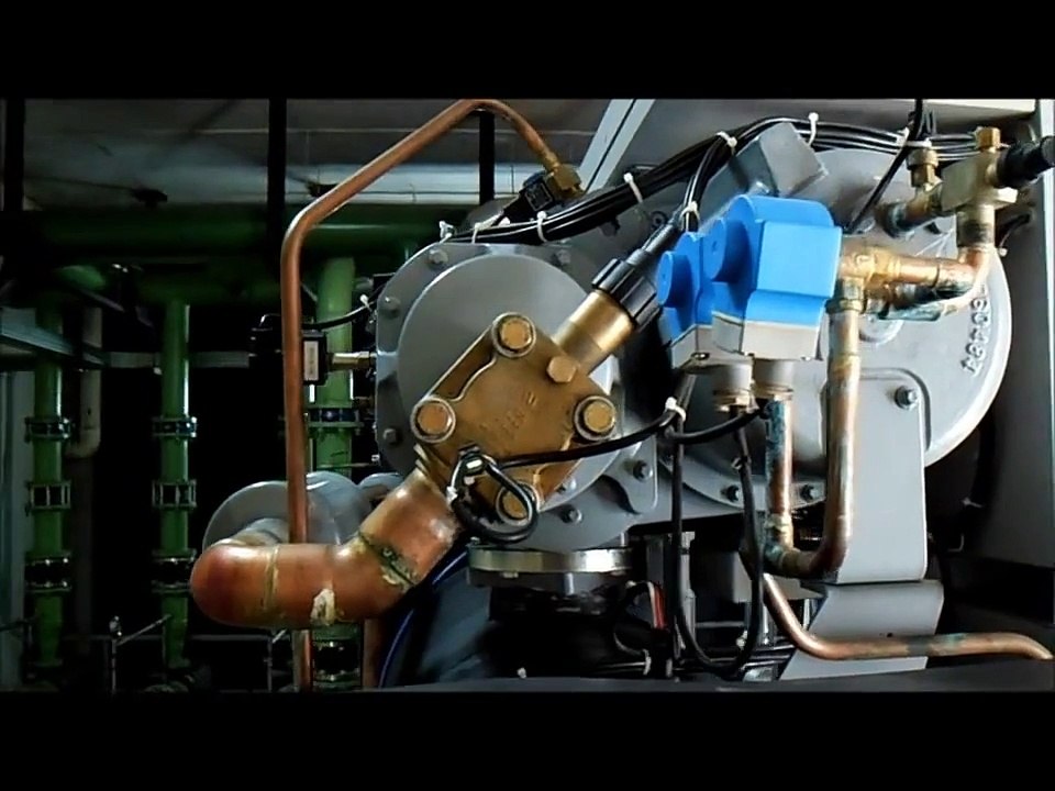 Chiller Carrier - Compressor Parafuso- 230Trs- Funcionamento