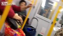 Australian Woman stands up for muslim couple being berated on train