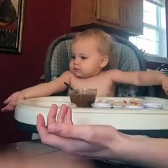 Baby closes her eyes during prayer and family prays up to 4-5 times