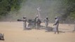 US Army - M119A3 105mm Digital Howitzers & M777A2 155mm Howitzers Live Firing