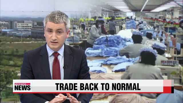 Inter-Korean trade returns to pre-sanctions levels