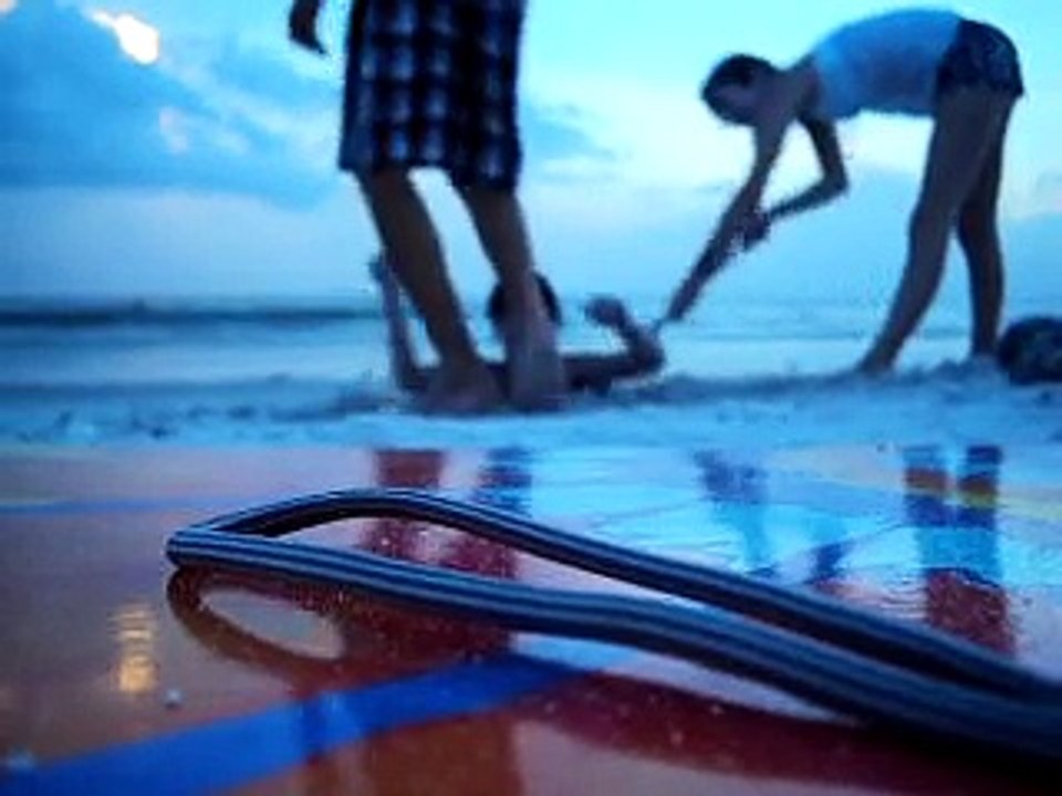 burried in the sand