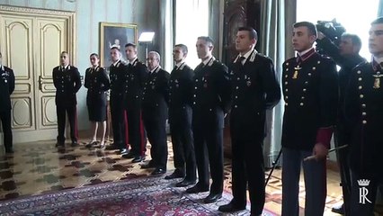 Al Quirinale gli allievi degli istituti di formazione per il 199° anniversario dei Carabinieri