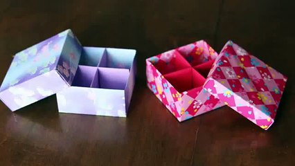 Origami   Boite Japonaise à Compartiments Masu HD Senbazuru