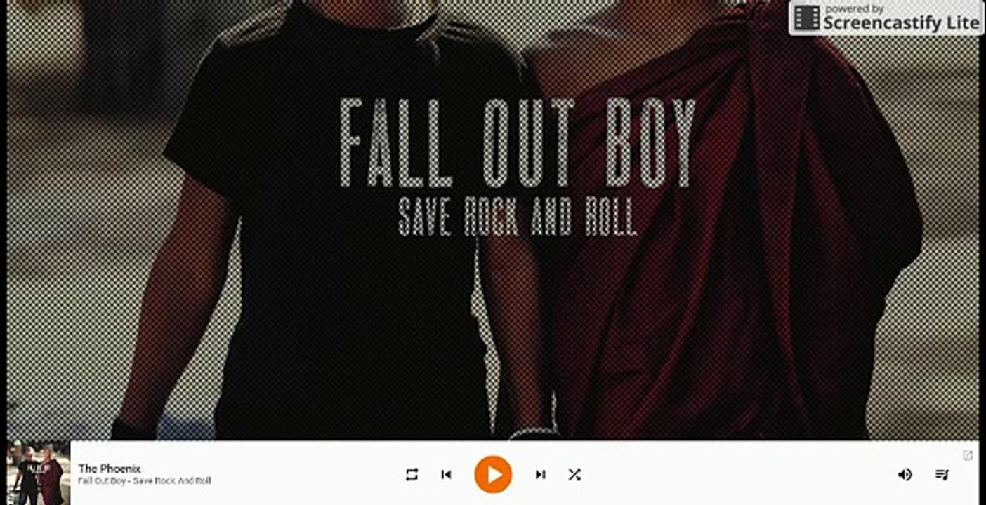 Fall out boy-phoenix/my favorite song