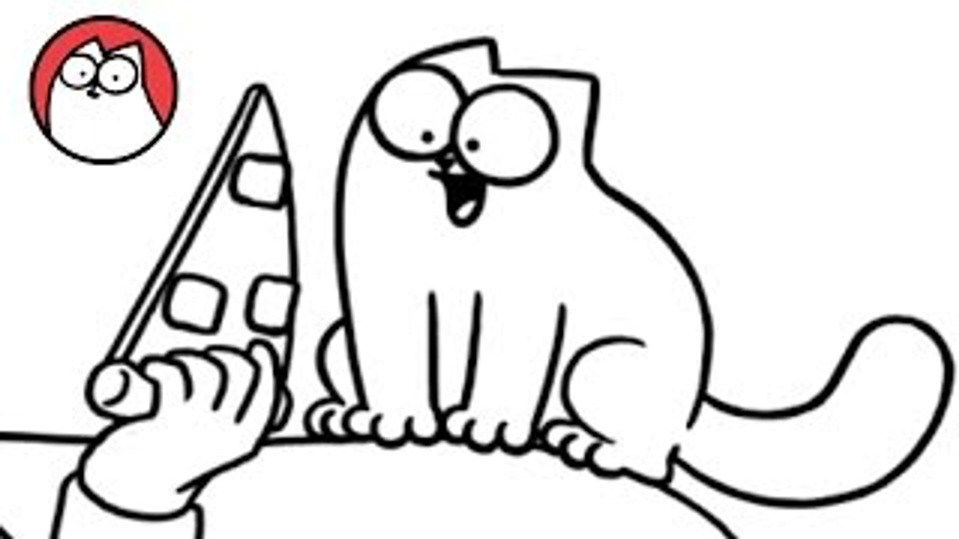 ⁣Pizza Cat - Simon's Cat Funny Cats