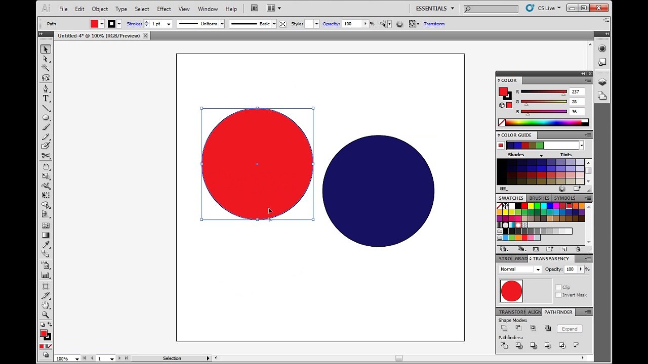 Adobe Illustrator Urdu/ Hindi Course - Part 2 Selection and Direct Selection Tool