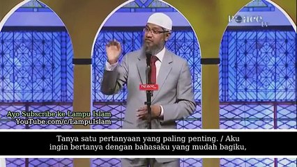 Dr. Zakir Naik Menghancurkan Tipuan Pemuda Kristen