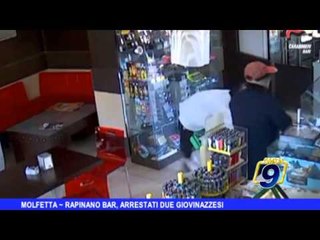 MOLFETTA | Rapinano bar, arrestati due giovinazzesi