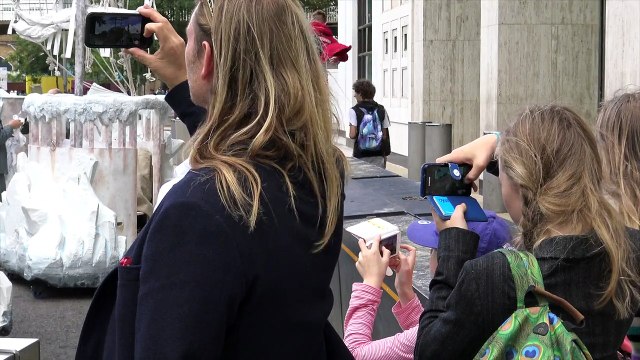 Giant polar bear in Central London
