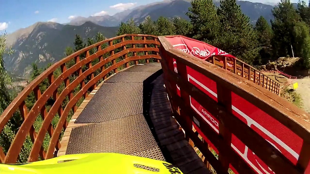 Présentation de la piste de Vallnord pour les championnats du monde de descente