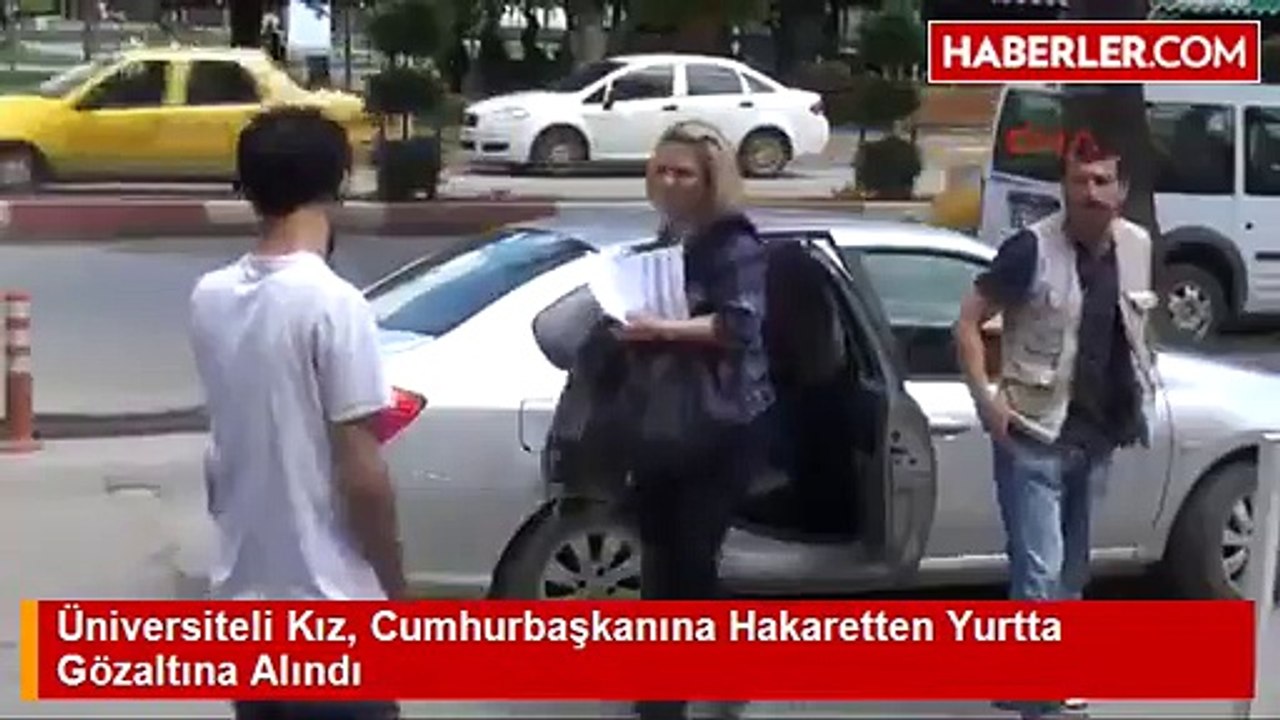 universiteli kiz cumhurbaskanina hakaretten yurtta