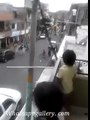 whatsapp latest funny videos trained dog driving motorcycle in middle of market