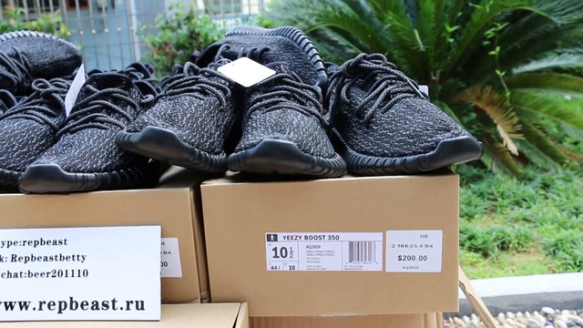 Adidas Yeezy 350 Pirate Black ready to ship from Repbeast.ru
