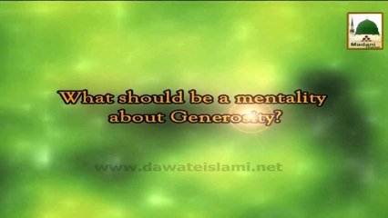 What Should be a Mentality About Generosity - English Short Speech