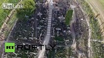 Lithuania: See drone footage of the hill of 200,000 crosses