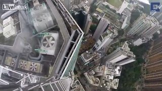 Insane teen climbs Hong Kong Tower